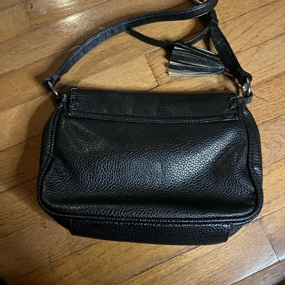 Nine West Black Textured Crossbody Bag - Picture 2 of 5